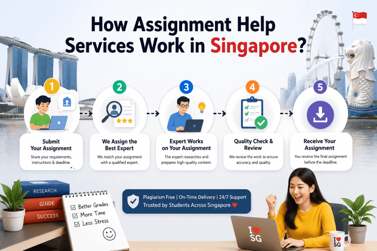 How Assignment Help Services Work in Singapore?