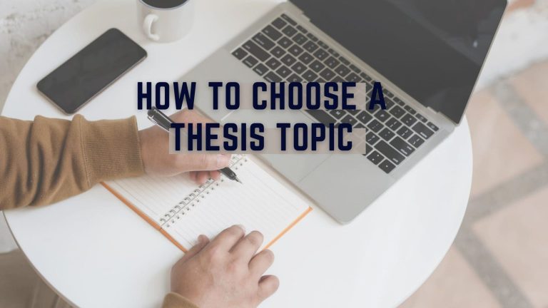Choose the Best Topic for the Thesis, Being a Singaporean Student